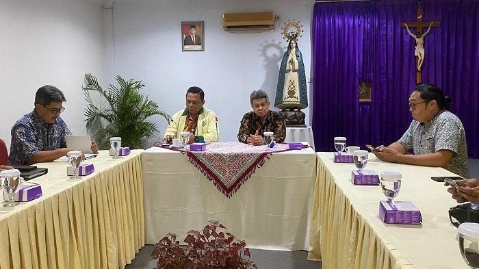 PP Pemuda Katolik Audiensi dengan KWI, Mgr Subianto Titip Pesan Ini Pasca Pemilu 2024