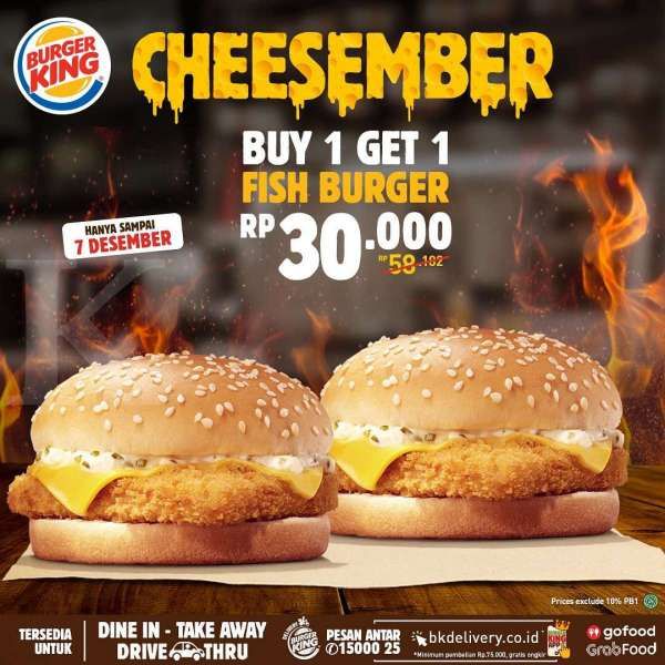 Promo Burger King Cheesember Tawarkan Beragam Paket Menu Serba Keju Mulai Dari Rp Rp 19.091
