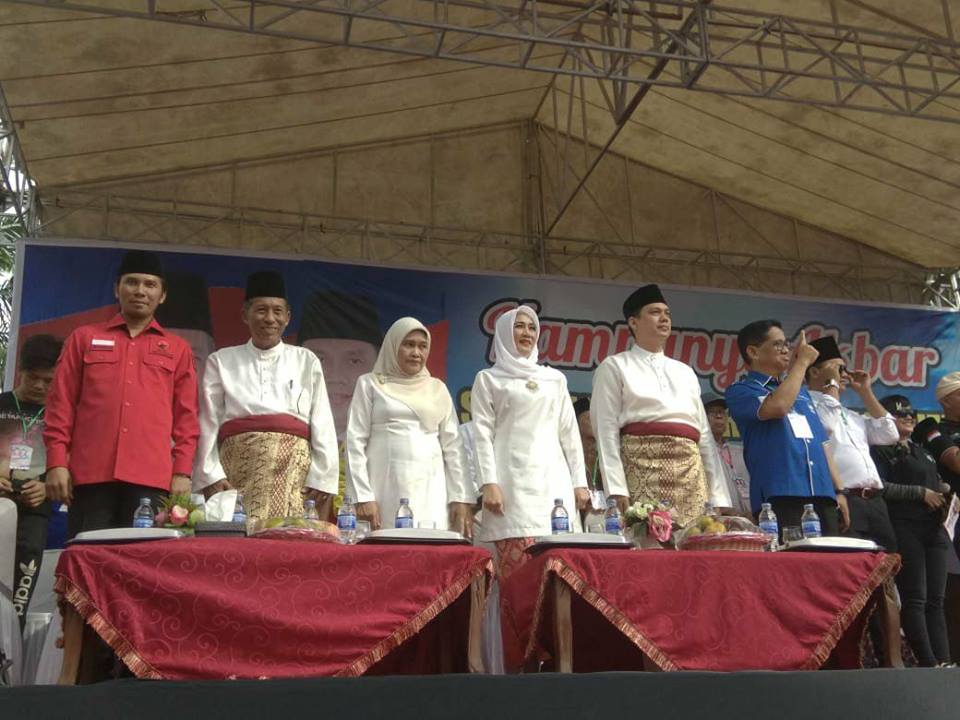 Kampanye Akbar Sani-Izi, Paslon Bergerak dari Kediaman Masing-masing