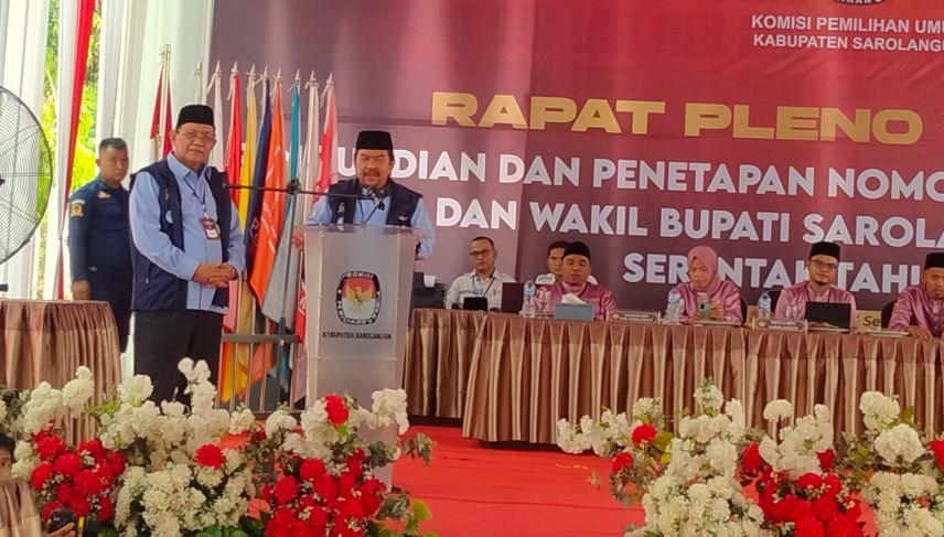 Paslon Tontawi-Harris Gugat Hasil Pilbup Sarolangun Ke MK