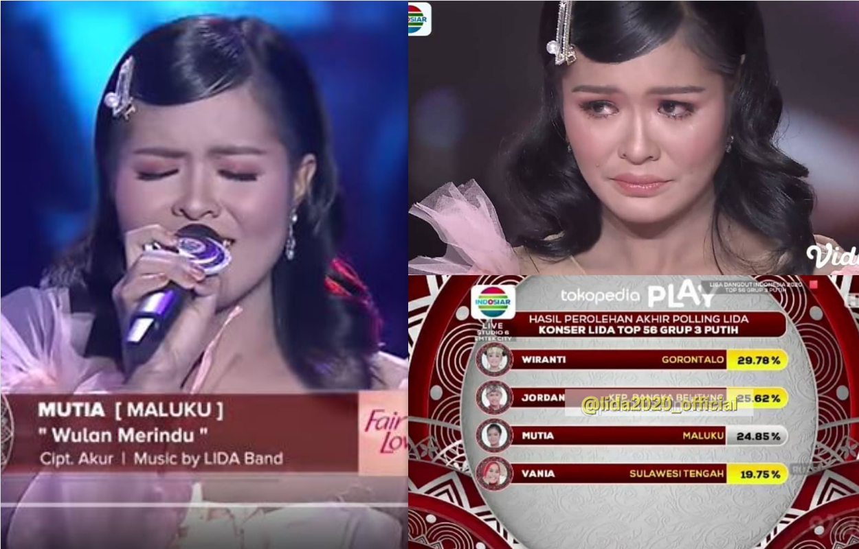 Hasil LIDA 2020 Malam Tadi Group 3 Putih, Mutia Asal Maluku Tersenggol, Wiranti Dapat SO dari Juri