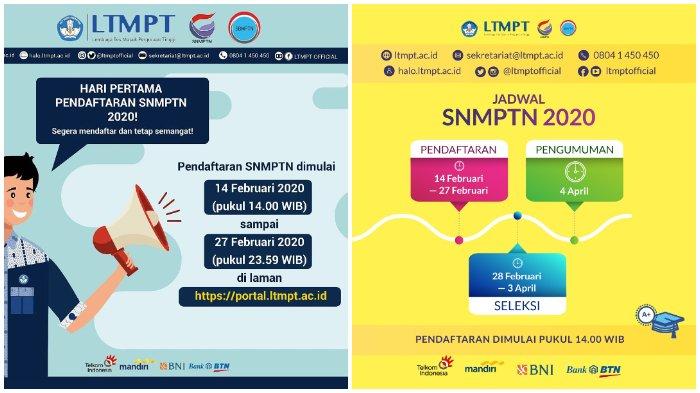 Ketentuan & Tahapan Pendaftaran LTMPT Dibuka hingga 5 April 2020 untuk Daftar SBMPTN dan UTBK 2020