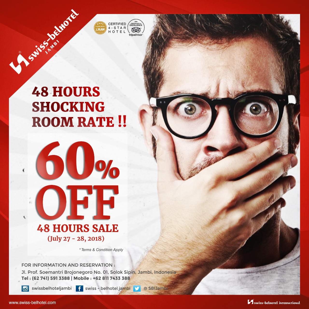 Diskon Kaget Untuk Tamu, Cuma Dua Hari