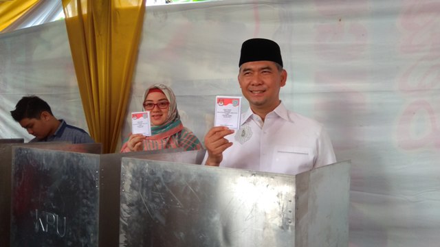 Pilkada Kota Jambi - Gunakan Hak Pilihnya, Ini Pernyataan Syarif Fasha Jika Terpilih