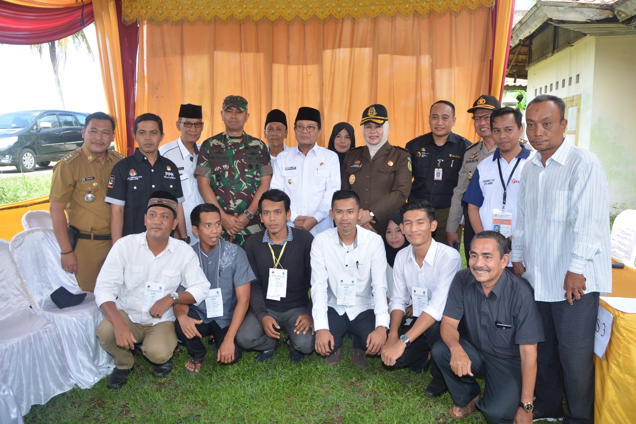 Irwasda Polda Jambi dan Unsur Forkompinda Provinsi Jambi Pantau Pencoblosan Beberapa TPS
