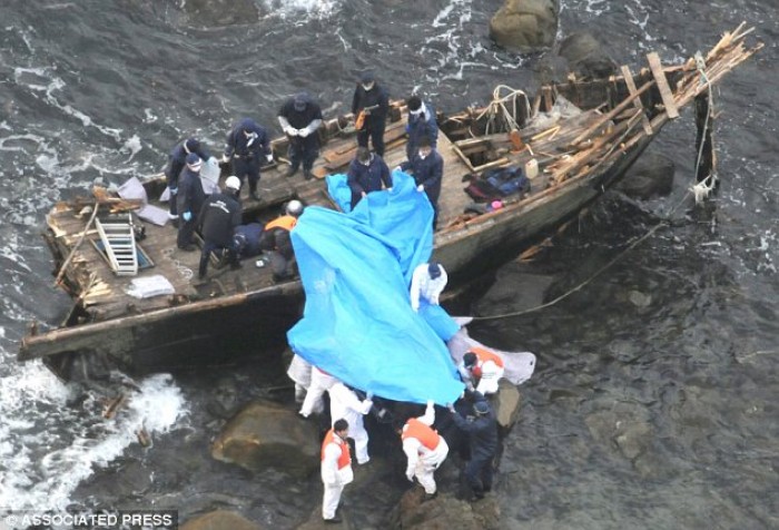 Kapal Misterius Penuh Mayat dari Korut Terdampar di Jepang, Mungkinkah Ada Kelangkaan Makanan?