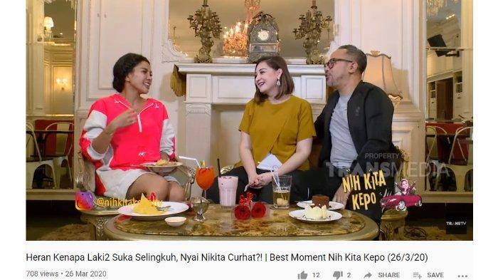 Nikita Mirzani Heran Kenapa Pria Suka Selingkuh, Indra Brasco Beberkan Alasannya