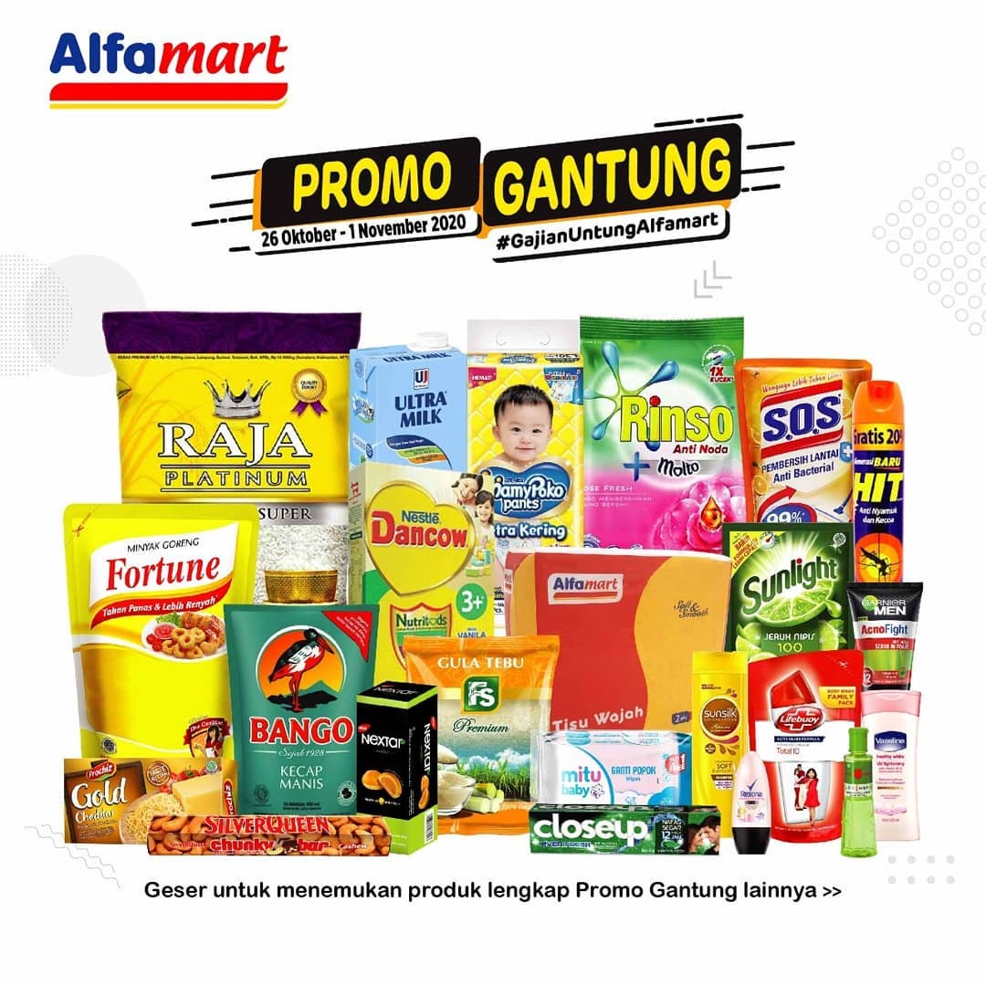 Promo Alfamart Hari Ini Minggu 1 November 2020, Banyak Produk Bertabur Diskon Beras hingga Susu