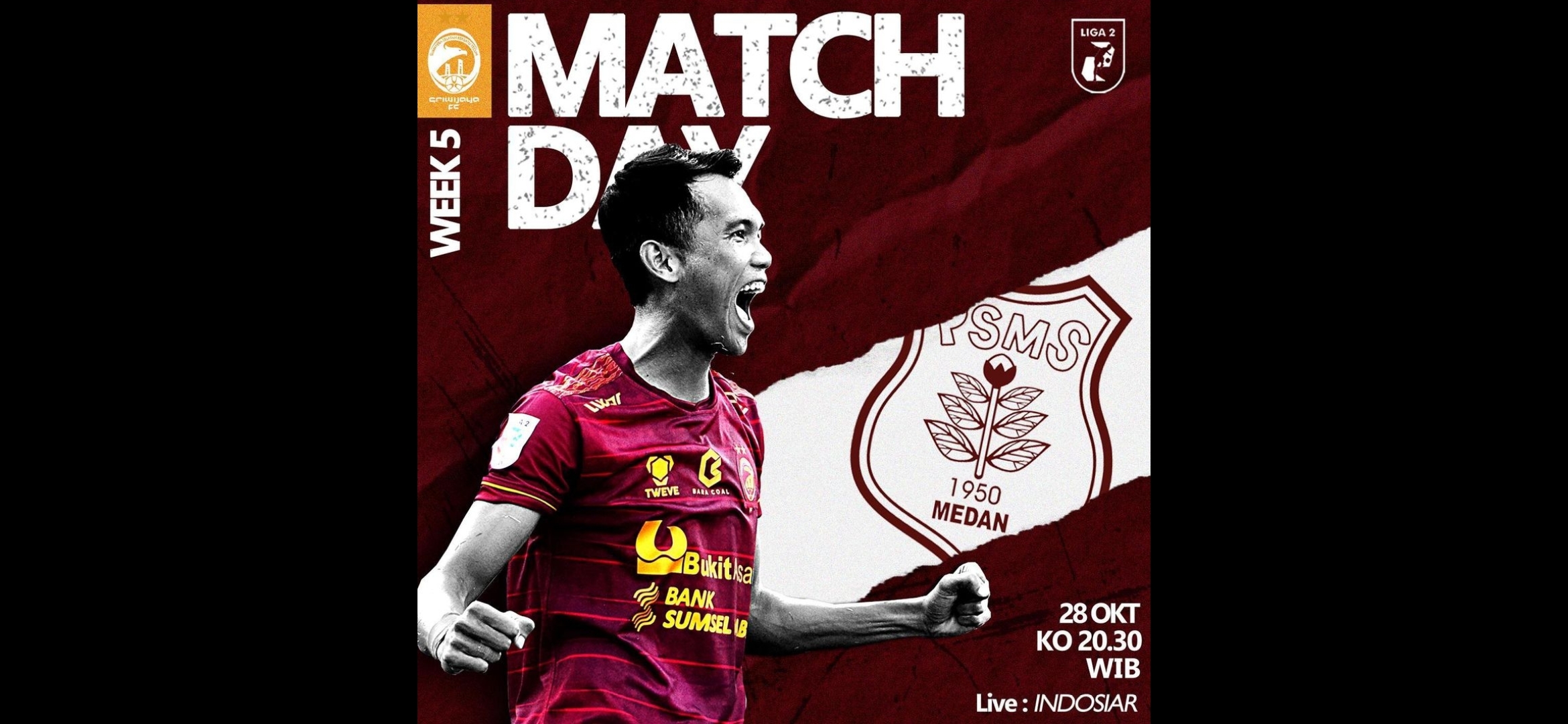 Siaran Langsung PSMS Medan vs Sriwijaya FC, Laskar Wong Kito dengan 4 Kemanangan