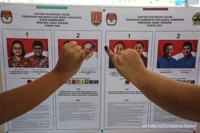 PDIP vs KIM Plus - Hasil Pilkada 2024 di DKI Jakarta, Jateng, Jatim, Jabar dan Sumut