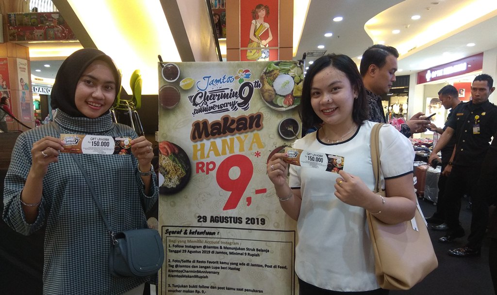 Heboh, Hanya dengan Rp 9 Bisa Makan Sepuasnya di Jamtos