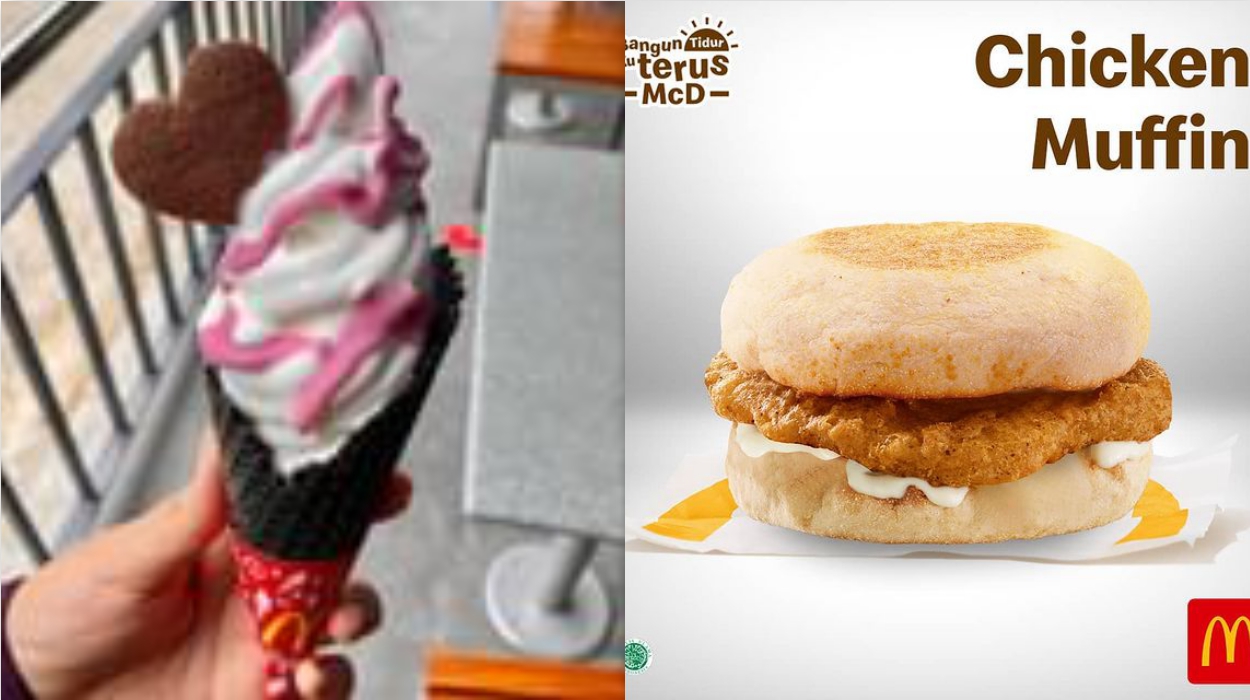 Promo McD Terbaru 5 Februari 2021, Berry Lava Black Waffle Cone dan Golden Mayo Cheese Steak Burger
