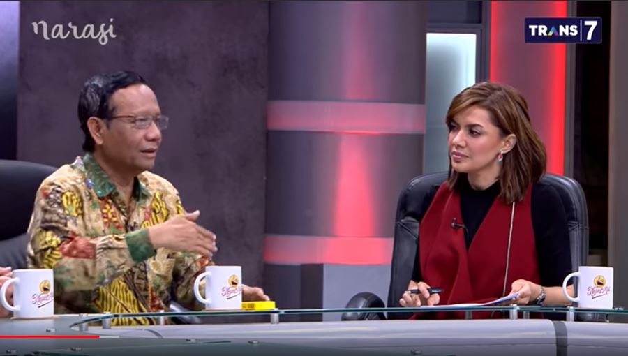 Mata Najwa Malam Tadi, Mahfud MD Masih Berani Tegur Prabowo Subianto, Akui Dirinya Masih Garang