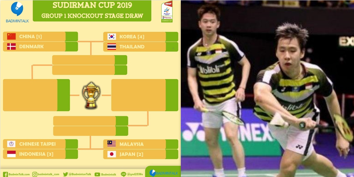 SESAAT LAGI! Siaran Langsung Piala Sudirman 2019 Indonesia vs Chinese Taipei, Marcus/Kevin Main