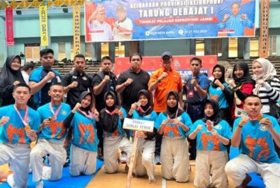 8 Atlet Kota Sungai Penuh Raih Medali di Kejurprov Tarung Derajat Tingkat Pelajar Provinsi Jambi