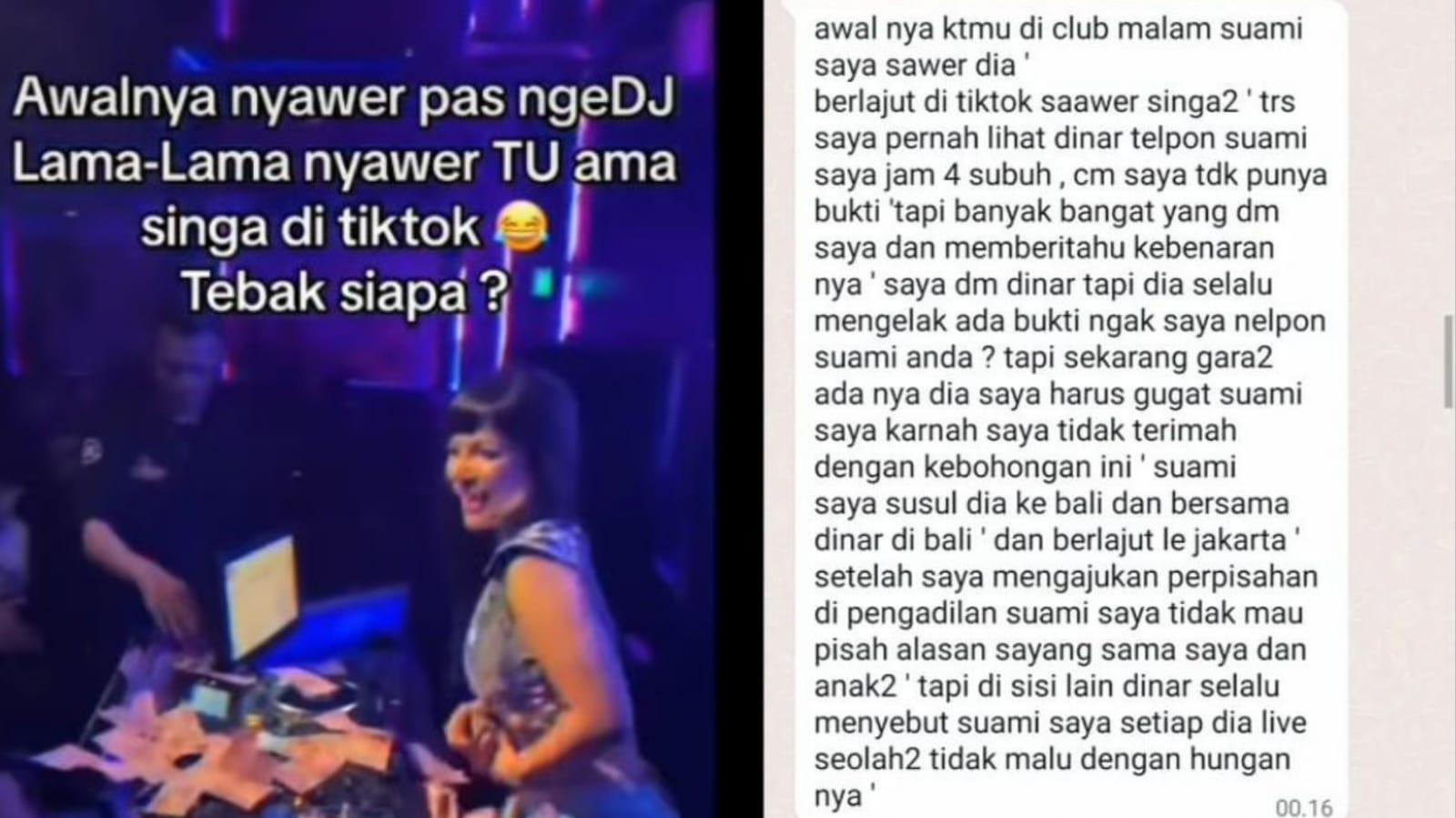 Artis Berinisial DC Diduga Jadi Pelakor, Bukti Video Mesra Bareng Suami Orang Disebar Istri Sah