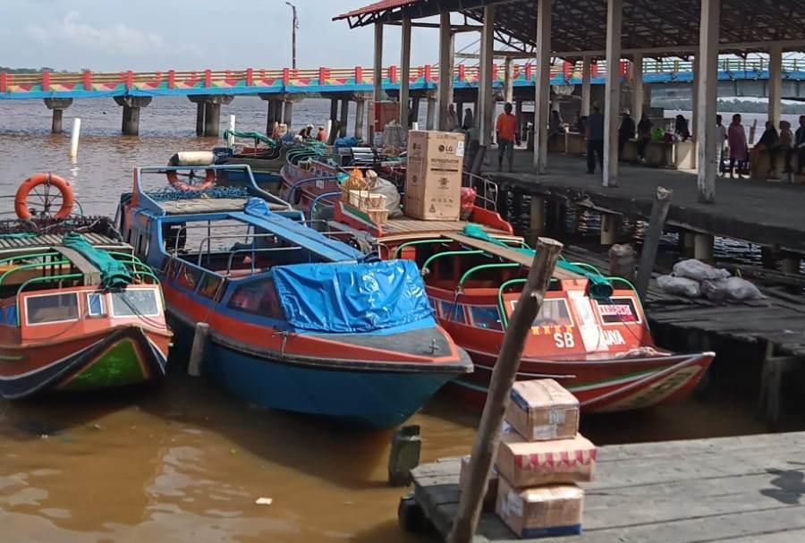 Arus Mudik di Pelabuhan Tanjabbar Jelang Ramadan Menurun