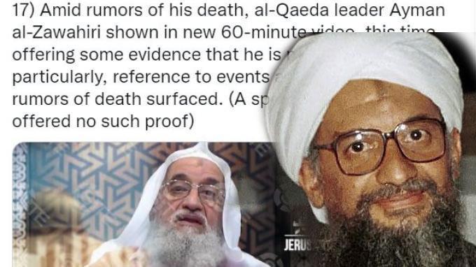 Tokoh Al Qaeda Ayman Al Zawahiri Dalang Serangan 9/11 Tewas Dibunuh Militer AS