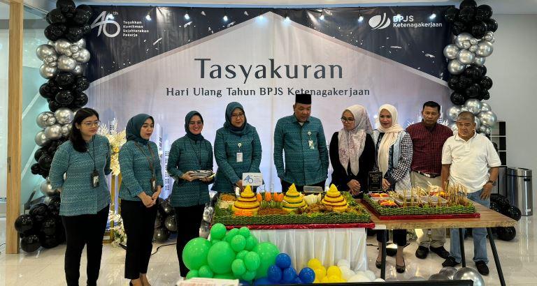 BPJS Ketenagakerjaan Cabang Jambi Turut Memperingati HUT ke-46