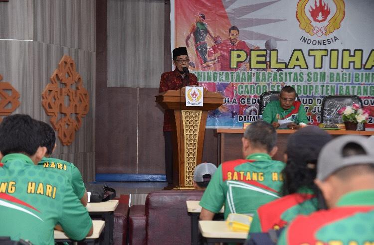 Lewat Pelatihan Peningkatan SDM Diharapkan Bisa Meningkatkan Prestasi Olahraga di Batanghari