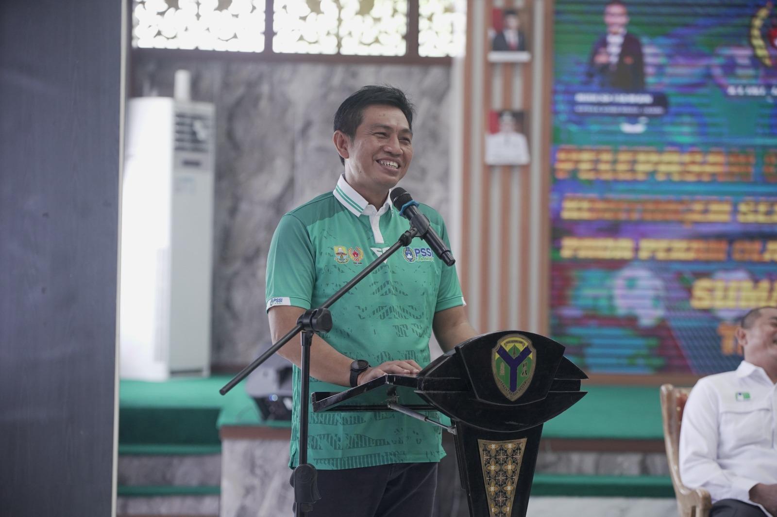 Tim Sepakbola Jambi akan Bertanding di Pekan Olahraga Wilayah Sumatera, Fadhil Mohon Doa Masyarakat