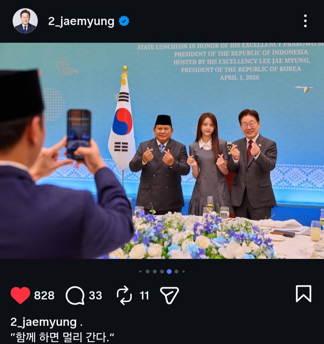 Carmen Hearts2Hearts Hadiri Jamuan Kenegaraan Bersama Presiden Prabowo di Korea Selatan