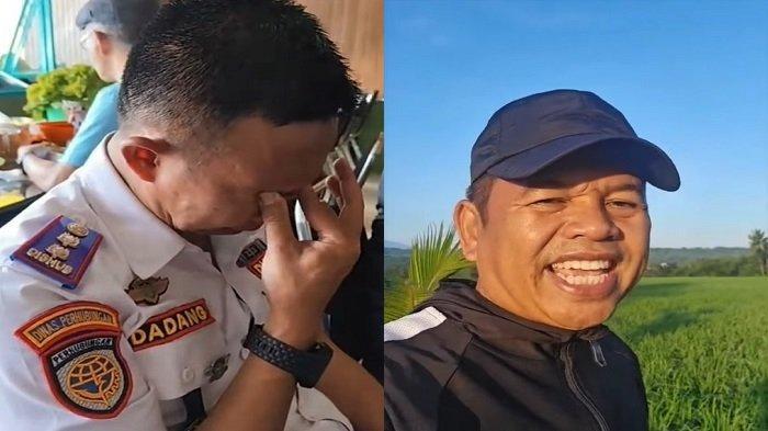 Dadang Menangis Saat Ditelepon Dedi Mulyadi, Bantah Potong Uang Kompensasi Sopir Angkot