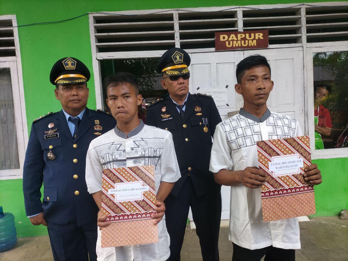 Dua Warga Binaan Lapas Tebo Bebas di HUT ke-78 RI, Janji Berperilaku Baik di Masyarakat