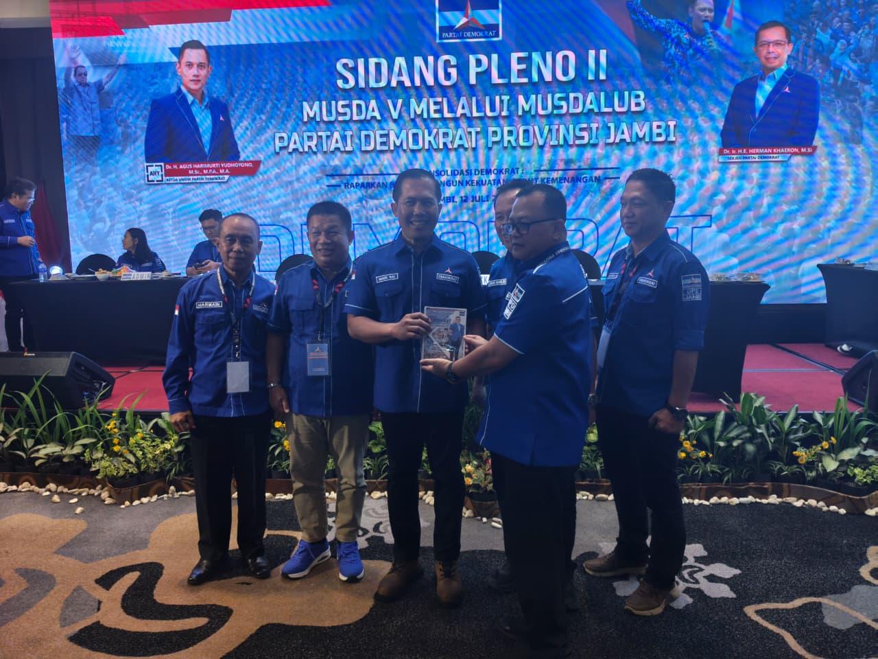 Profil Fauzi Ansori, Calon Tunggal Ketua DPD Partai Demokrat Jambi - Tribunjambi.com