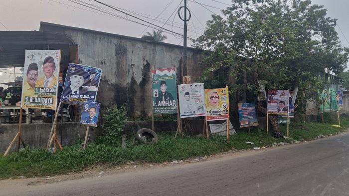 Baliho Caleg Bertebaran di Kota Jambi, Bawaslu Minta Parpol dan Caleg Ngerem