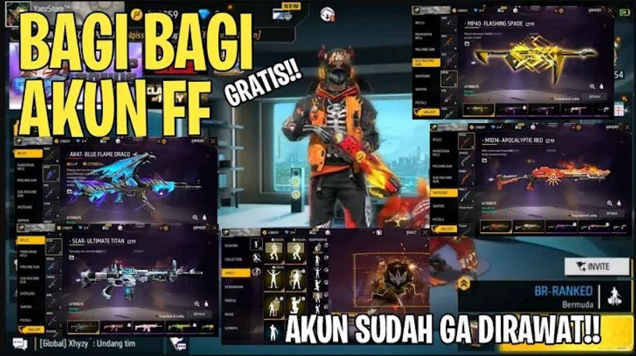 Spesial 1500+ Akun Paling Sultan Free Fire FF Spesial Juni 2023, Akun Facebook dan Google