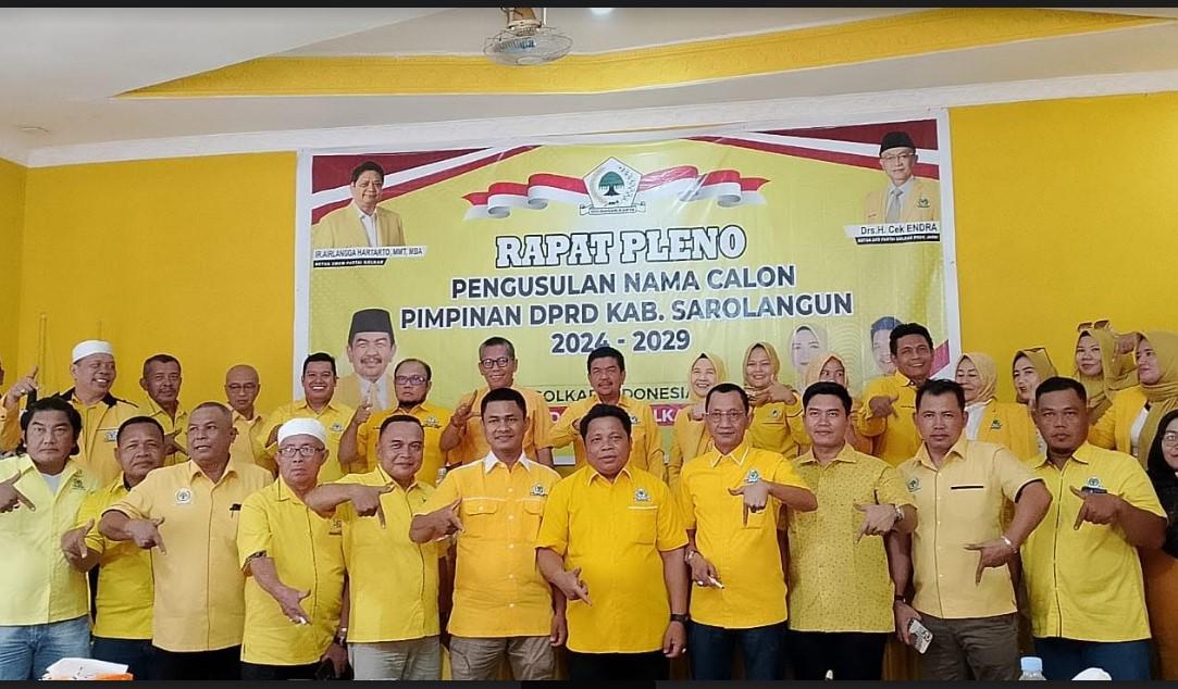 Golkar Usul Tiga Nama untuk Wakil Ketua DPRD Sarolangun
