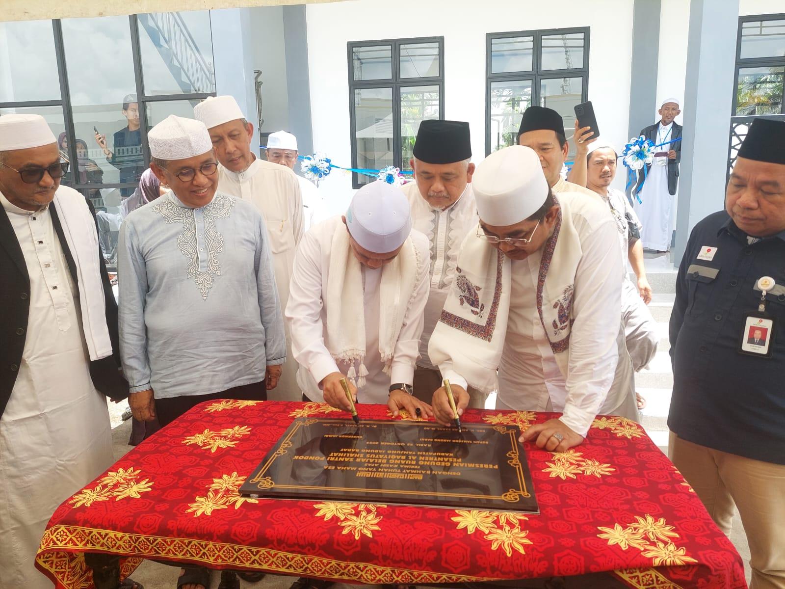 SKK Migas PetroChina Bangun Asrama Ponpes Albaqiatus Shalihat Tanjab Barat