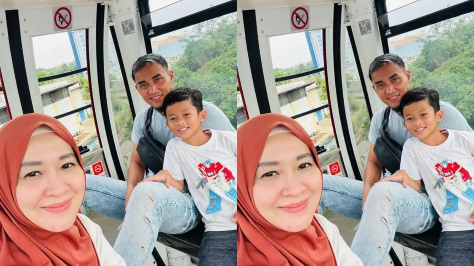 Gunawan-Dwi-Cahyo-dan-Okie-Agustina-nai-gondala-bareng-anaknya.jpg
