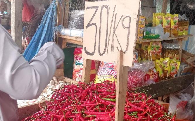 Harga Cabai Merah di Pasar Sarolangun Kembali Normal Setelah Idul Adha