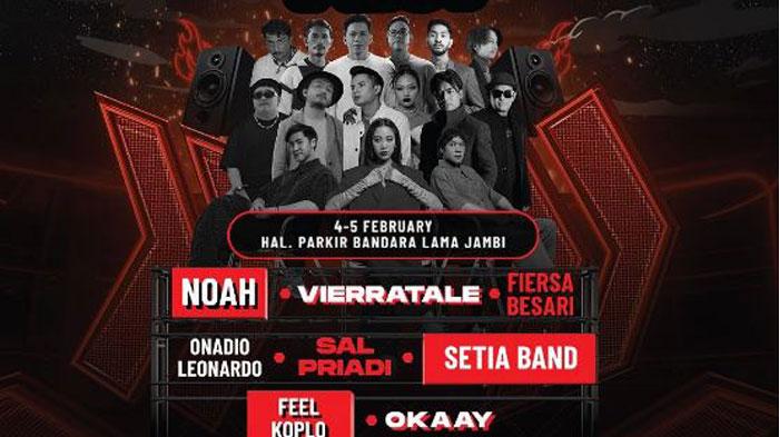 Info Konser Jambi Terbaru: 21 Januari 2023 Ada Kotak dan 4 Februari 2023 Ada Noah