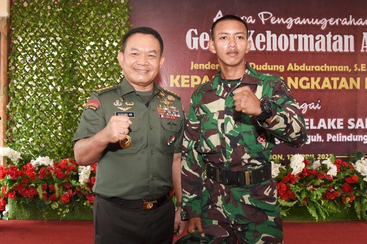 Jenderal Dudung Jamin Hens Songjanan Dilantik Jadi Prajurit, Ia Tidak Mengerti Apa-apa