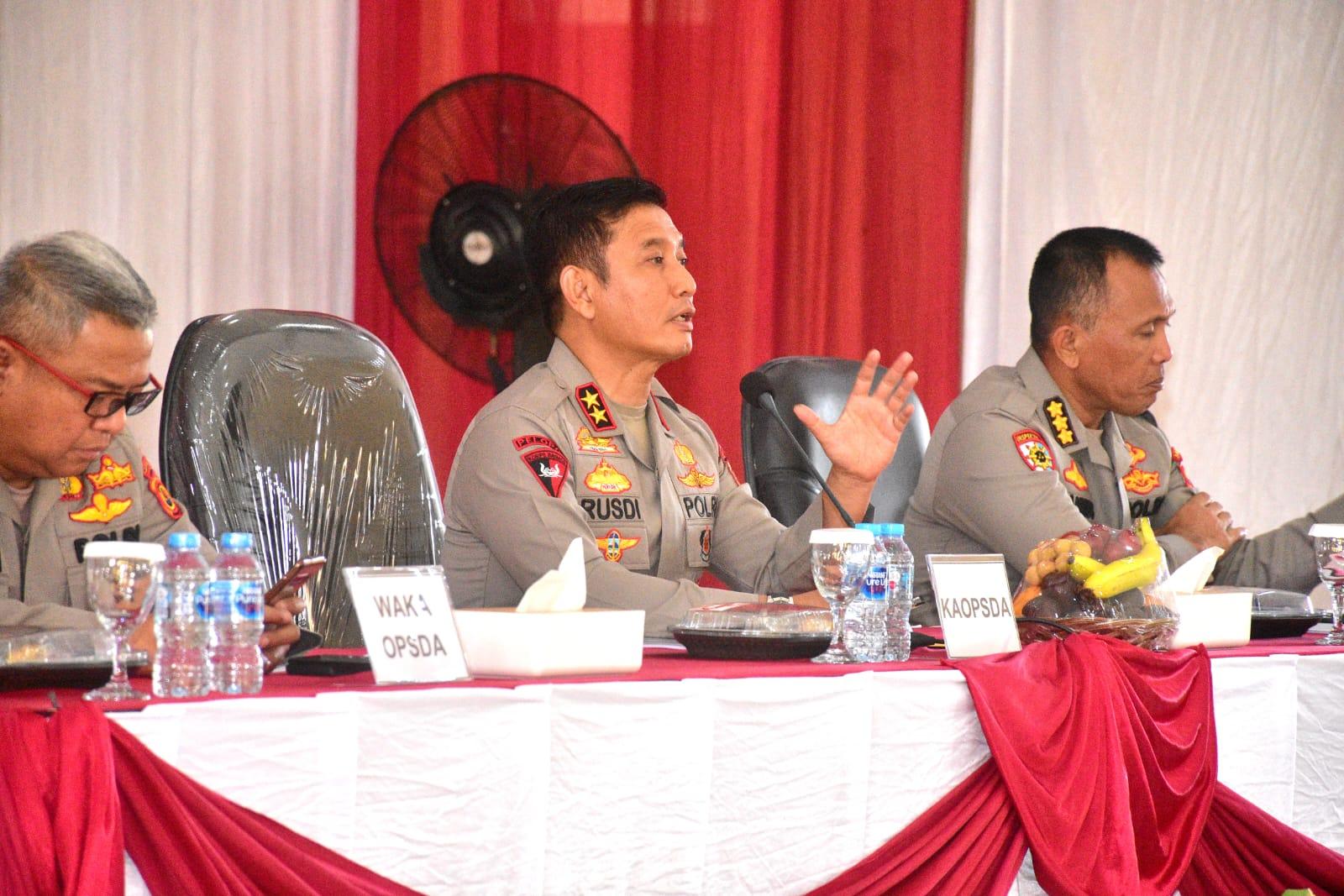 Buka Tactical Floor Game Dalam Rangka Pengamanan Pemilu 2024, Ini Pesan Kapolda Jambi ke Personel