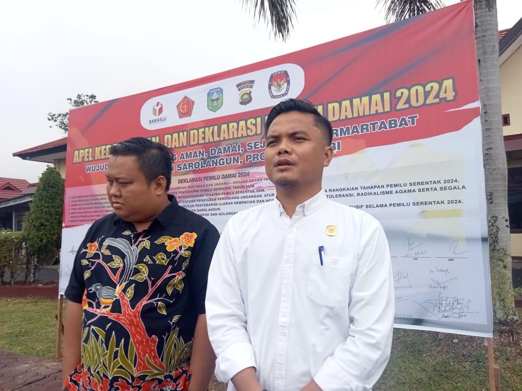 KPU Sarolangun Targetkan Partisipasi Pemilih di Pemilu 2024 Capai 98 Persen