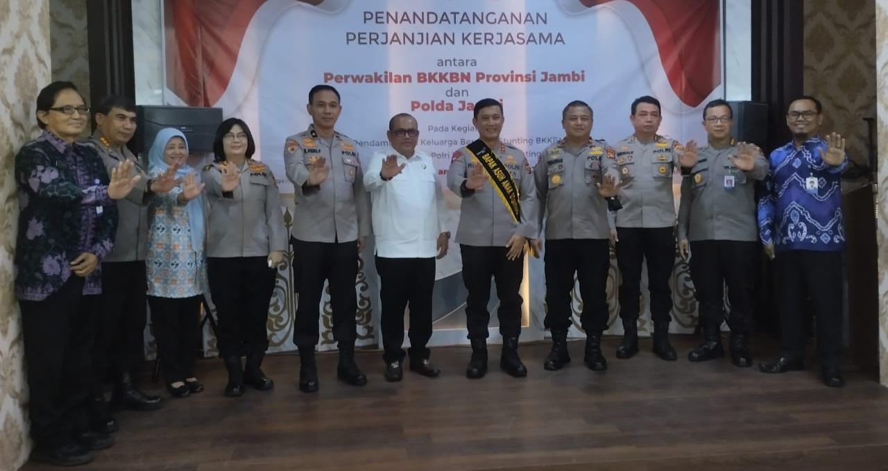 Kapolda Siap Dukung BKKBN Turunkan Angka Stunting di Jambi