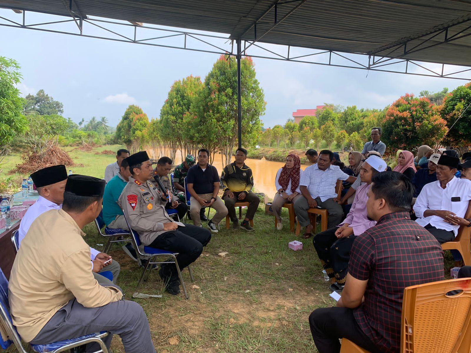 Kapolres Sarolangun Ajak Warga Buat Program Anti PETI, Desa Moenti Dijadikan Contoh Pertama