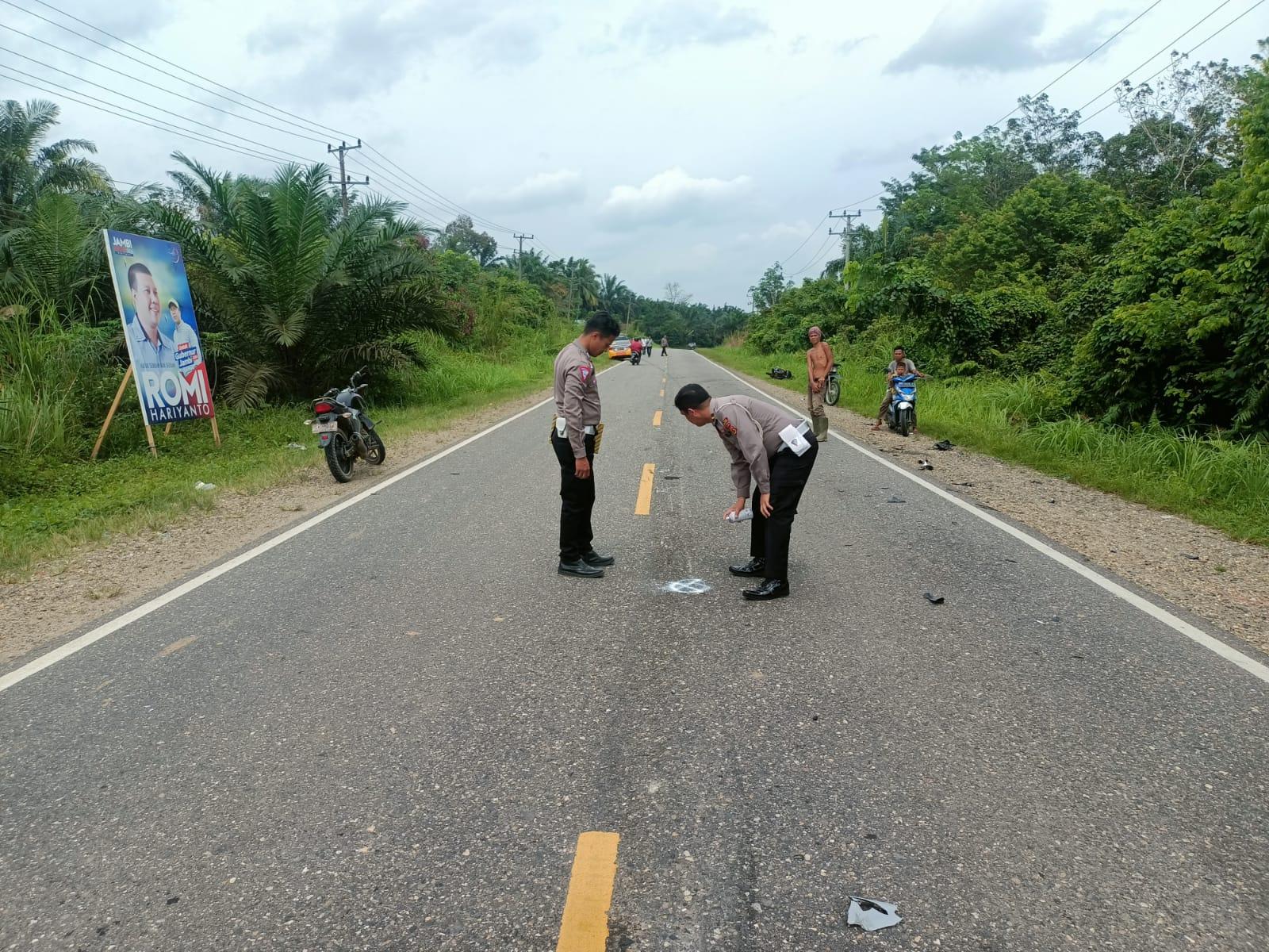 Kecelakaan Maut di Merangin, Pengendara Revo Meninggal Dunia di Jalinsum Km 14 Bangko