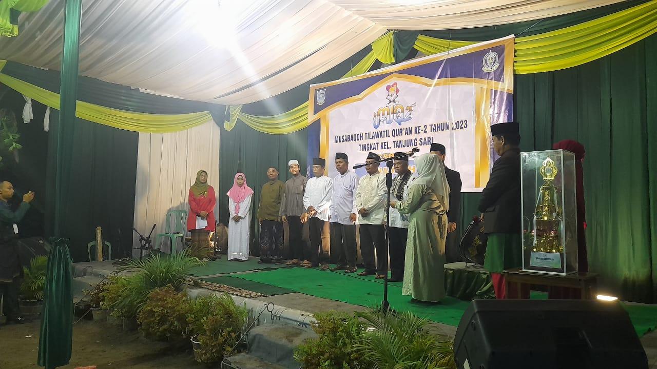 Kembangkan Bibit Tilawah, Kelurahan Tanjung Sari Rutin Gelar MTQ