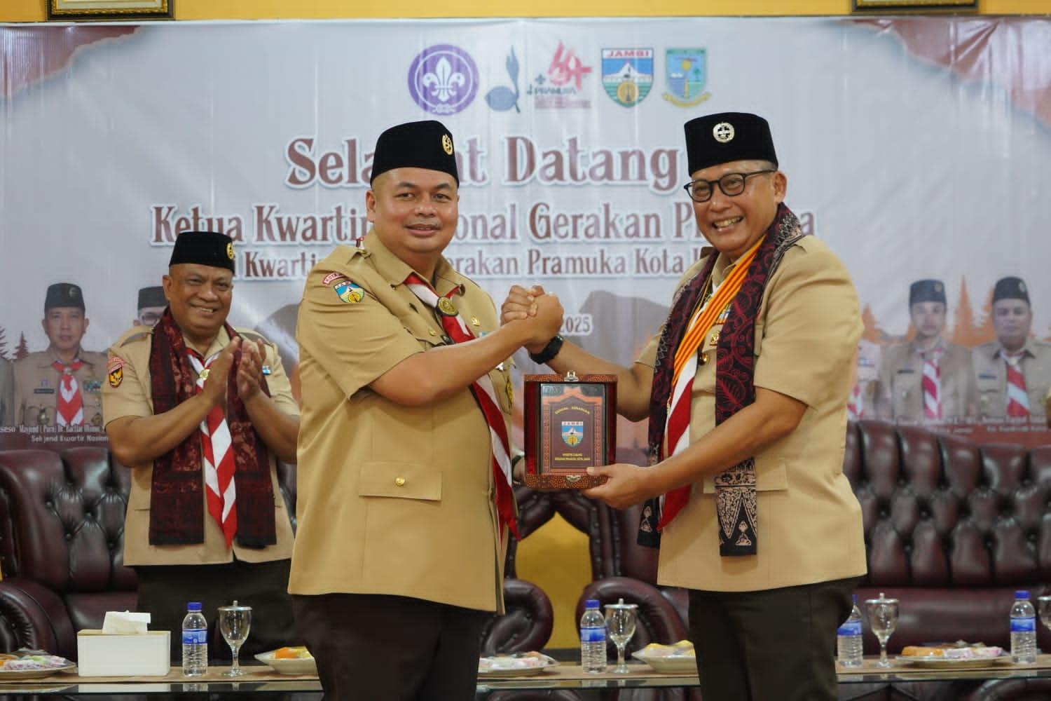 Kemas Faried Paparkan Capaian dan Arah Baru Gerakan Pramuka Kota Jambi