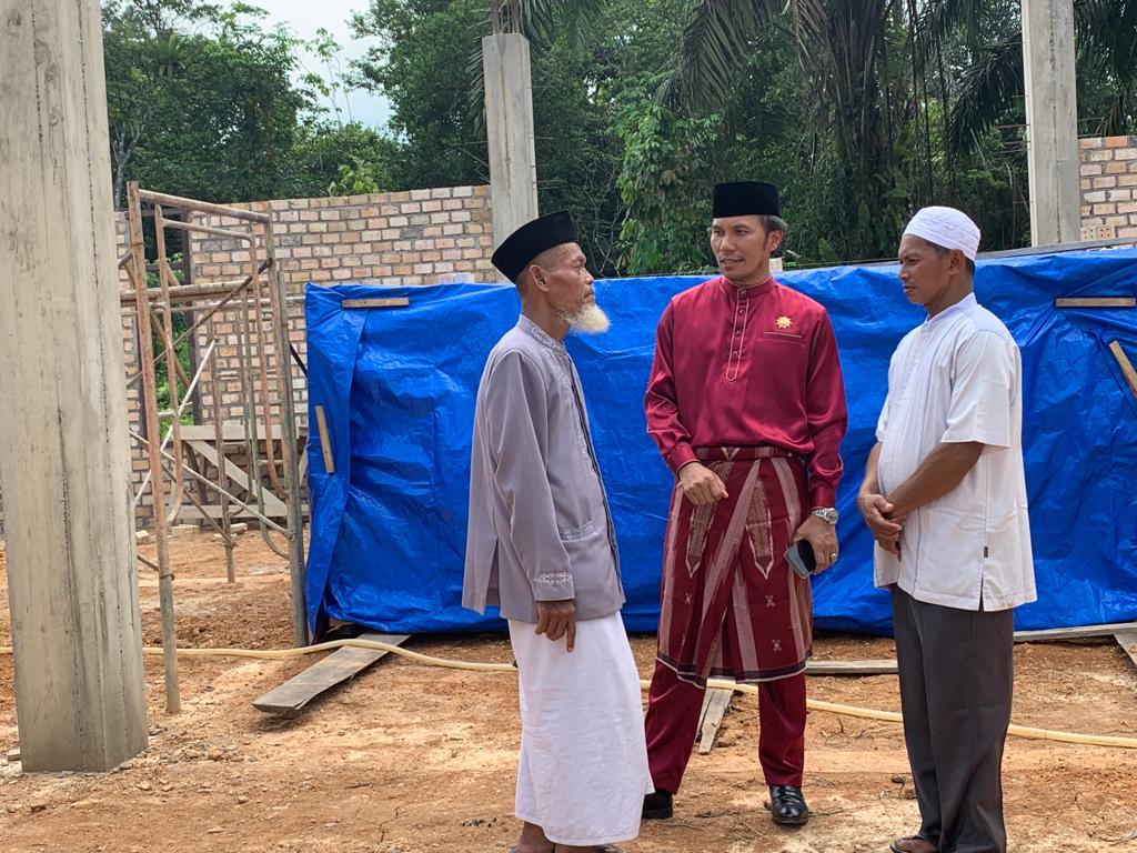 Ketua DPRD Provinsi Jambi Apresiasi Progres Pembangunan Kantor PAC NU di Batanghari