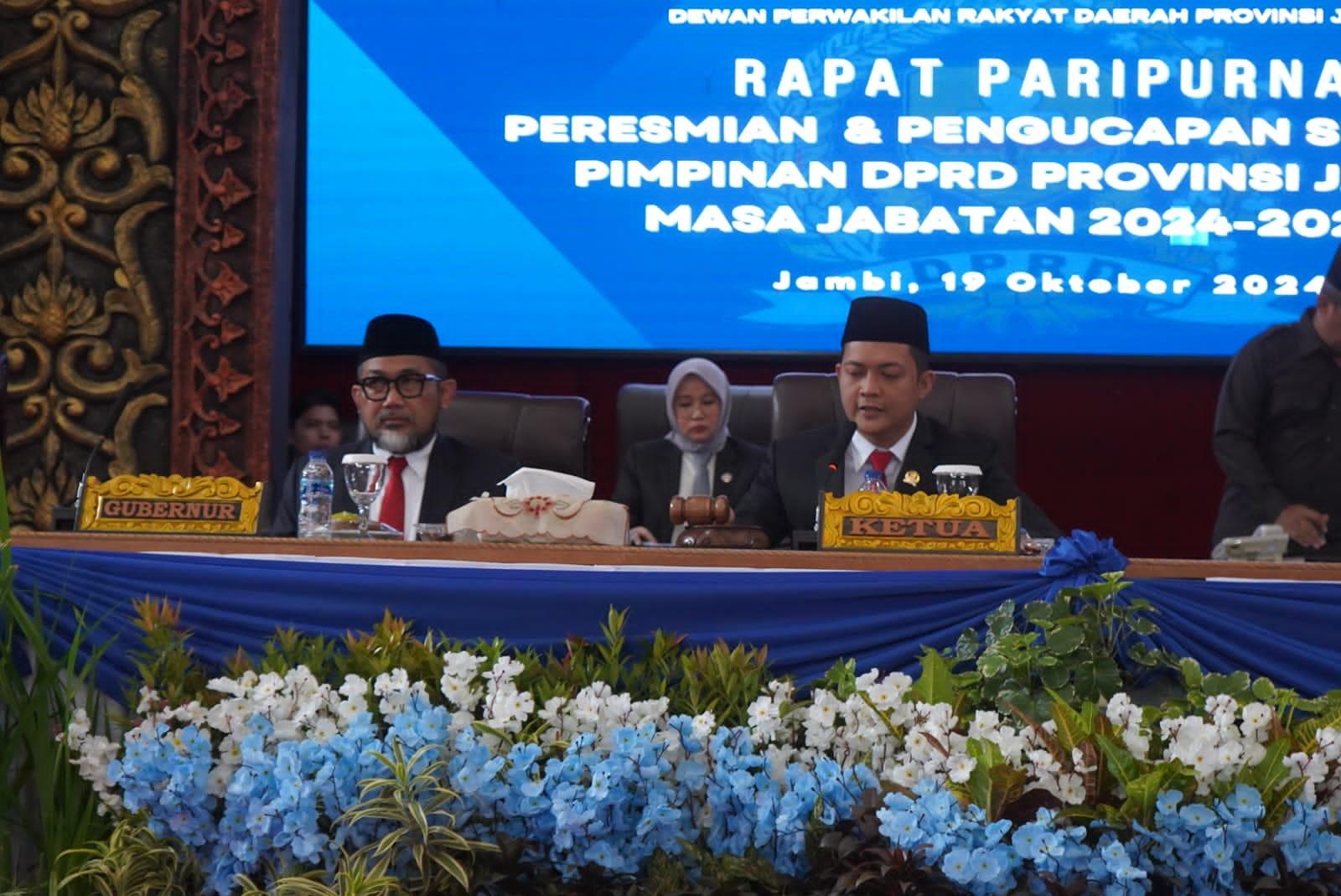 Ketua DPRD Provinsi Jambi Berharap Prabowo-Gibran Bawa Angin Segar untuk Jambi