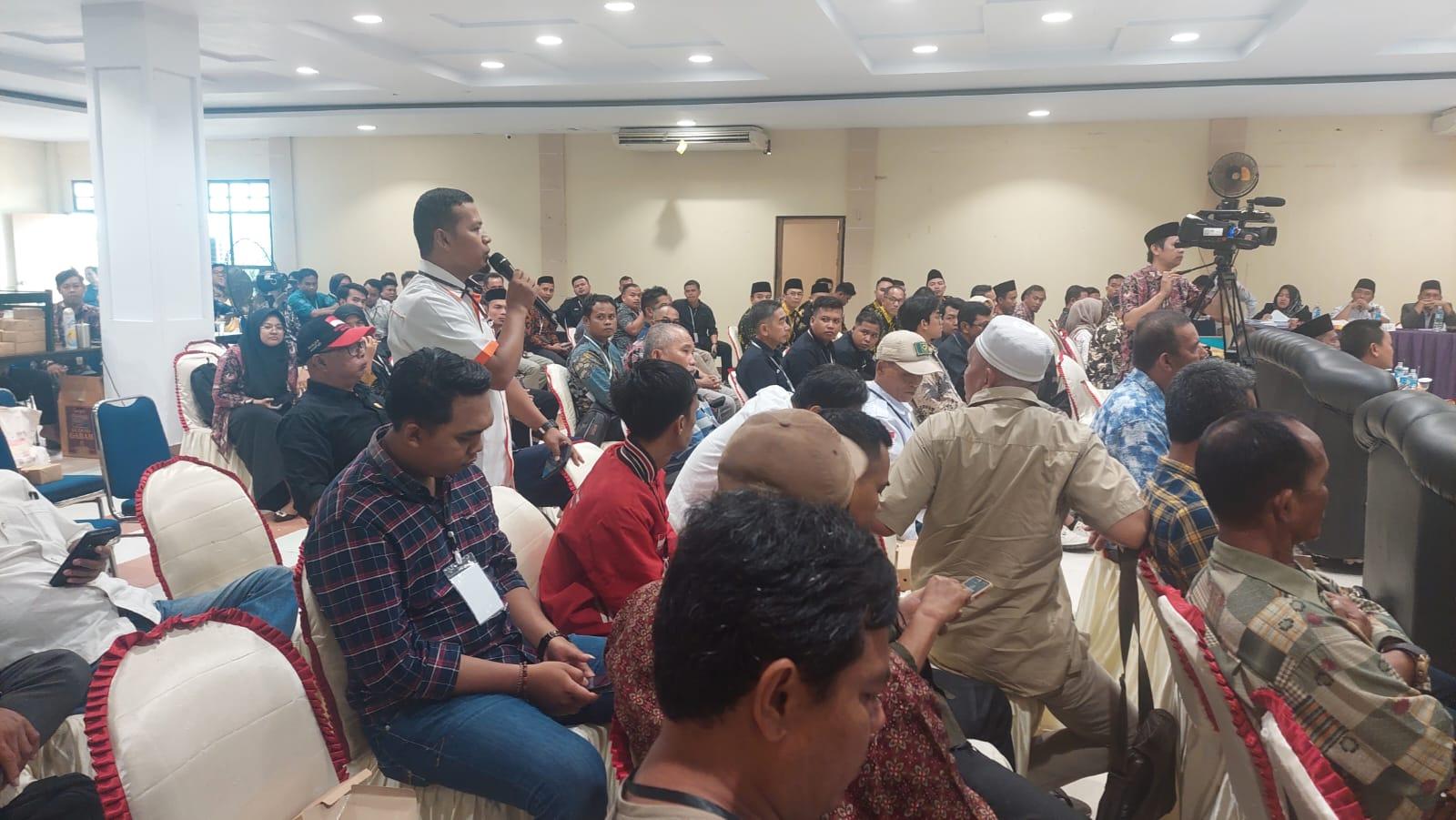 Rapat Pleno Dibuka, Sekretaris PKS Tanjabbar Protes Hasil Tidak Diberikan PPK Muara Papalik