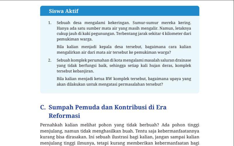 Kunci Jawaban PPKN Kelas 8 Halaman 89 Tentang Semangat Gotong Royong dan Kerjasama
