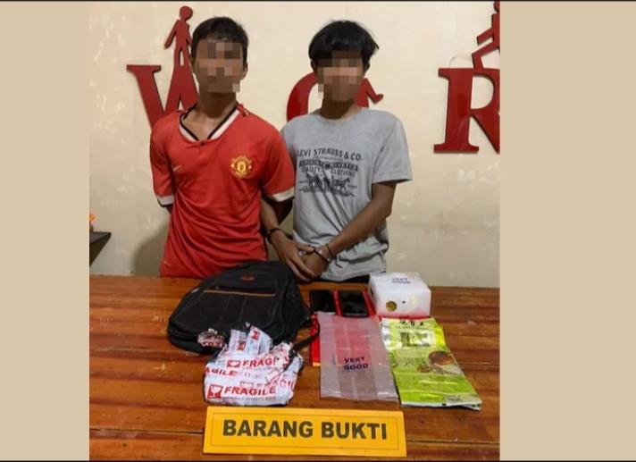 Satresnarkoba Polres Sarolangun Tangkap Dua Kurir 1 Kg Sabu, Diduga Dipasok dari Kota Jambi