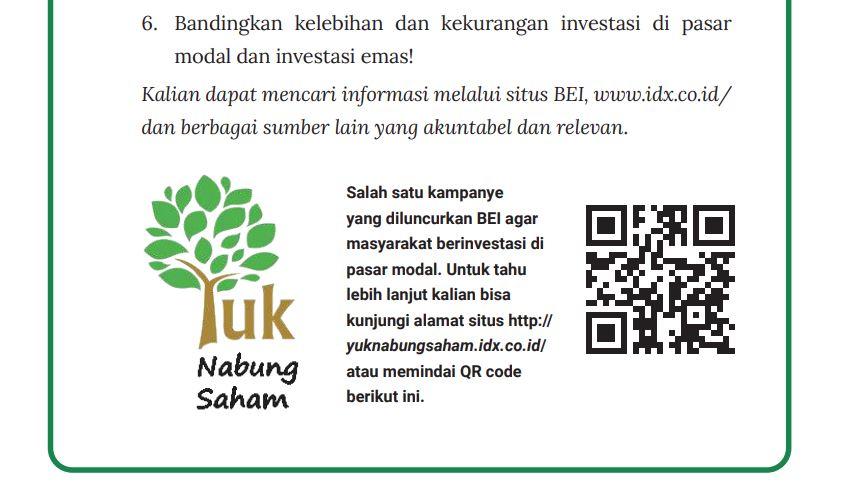 Kunci Jawaban IPS Kelas 10 Halaman 201 Kurikulum Merdeka: Pasar Modal